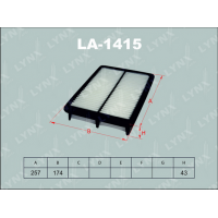LA-1415 LYNXauto Повітряний фільтр