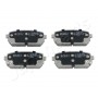 PP-K10AF JAPANPARTS Комплект гальмівних колодок дисковий гальм