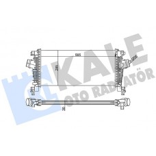 344800 KALE OTO RADYATÖR Интеркулер