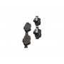 KBP-4545 KAVO PARTS Комплект гальмівних колодок дисковий гальм