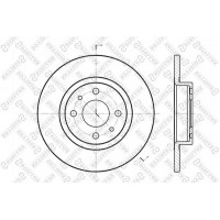 6020-9932-SX STELLOX Гальмівний диск