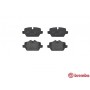 P 06 080 BREMBO Комплект гальмівних колодок дисковий гальм