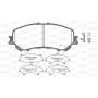 BPA1318.22 OPEN PARTS Комплект гальмівних колодок дисковий гальм