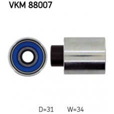 VKM 88007 SKF Паразитный / Ведущий ролик, Зубчастий ремінь