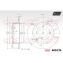 865279 MAXTECH Гальмівний диск