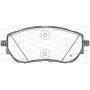 BPA1561.02 OPEN PARTS Комплект гальмівних колодок дисковий гальм