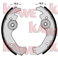00670 KAWE Комплект гальмівних колодок