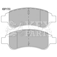 KBP1703 KEY PARTS Комплект гальмівних колодок дисковий гальм
