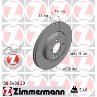 150.3400.20 ZIMMERMANN Гальмівний диск