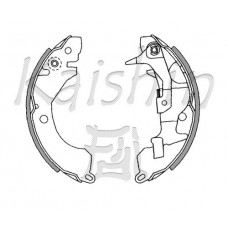 K6674 KAISHIN Комплект гальмівних колодок