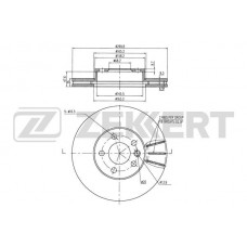 BS-5612 ZEKKERT Гальмівний диск