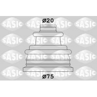 4003404 SASIC Комплект пыльника, Привідний вал