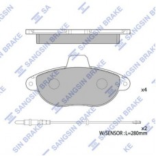 SP1889 Hi-Q Комплект гальмівних колодок дисковий гальм