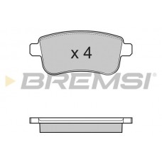 BP3384 BREMSI Комплект гальмівних колодок дисковий гальм