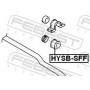 HYSB-SFF FEBEST Опора стабілізатора