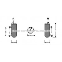 JRD027 AVA QUALITY COOLING Осушувач кондиціонера