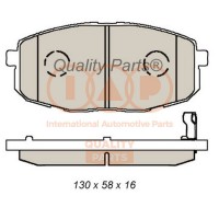 704-21100 IAP QUALITY PARTS КомплеК т гальмівних колодок, дискове гальмо