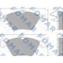 FO 639081 FOMAR Friction Комплект гальмівних колодок дисковий гальм