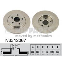 N3312067 NIPPARTS Гальмівний диск