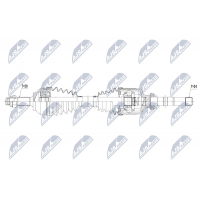 NPW-PE-029 NTY Привідний вал
