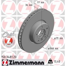 150.3481.20 ZIMMERMANN Гальмівний диск
