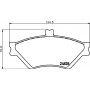MDB2137 MINTEX Комплект гальмівних колодок дисковий гальм