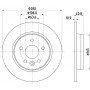 MDC2529C MINTEX Гальмівний диск