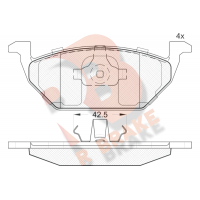 RB1184 R BRAKE Комплект гальмівних колодок дисковий гальм