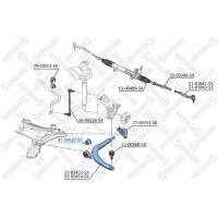 87-04627-SX STELLOX Підвіска важіль незалежної підвіски колеса