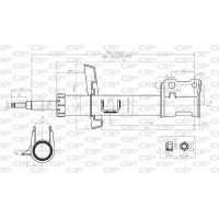 SAB8113.31 OPEN PARTS Амортизатор