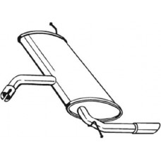 227-039 BOSAL Глушник вихлопних газів кінцевий