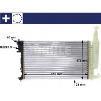 CR 596 000S MAHLE Радіатор охолодження двигуна