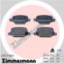 23517.960.1 ZIMMERMANN Комплект гальмівних колодок дисковий гальм