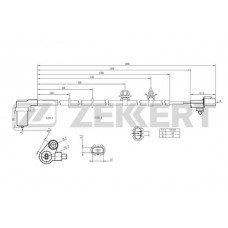 SE-6156 ZEKKERT Датчик частота обертання колеса