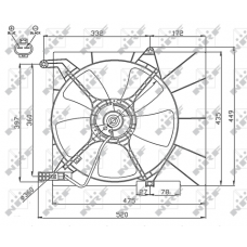 WG1720676 WILMINK GROUP Вентилятор охолодження двигуна