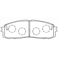 FP0304 FIT Комплект гальмівних колодок дисковий гальм