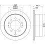 MDC1871 MINTEX Гальмівний диск