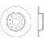 BDR2539.10 OPEN PARTS Гальмівний диск