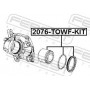 2076-TOWF-KIT FEBEST Ремкомплект, Гальмівний супорт