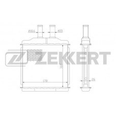 MK-5045 ZEKKERT Теплообмінник обігрів салону