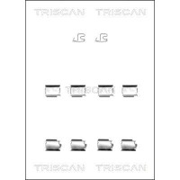 8105 241600 TRISCAN Комплектуючі колодки дискового гальма