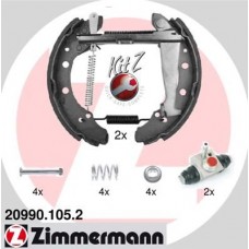 20990.105.2 ZIMMERMANN Комплект гальмівних колодок