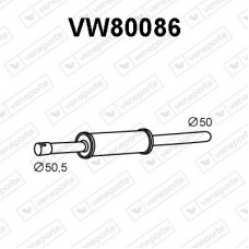 VW80086 VENEPORTE Предглушник вихлопних газів