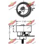 Натяжний ролик ремінь ГРМ AUTOKIT 03.769