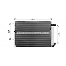 JE5081D AVA QUALITY COOLING Конденсатор кондиціонера