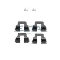 EA8514 ELTA AUTOMOTIVE Комплектуючі колодки дискового гальма