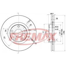 BD-2820 FREMAX Гальмівний диск