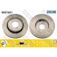 6041661 GIRLING Гальмівний диск