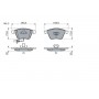 0 986 494 104 BOSCH Комплект гальмівних колодок дисковий гальм