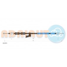 22.0274 ADRIAUTO Тросик, cтояночный тормоз